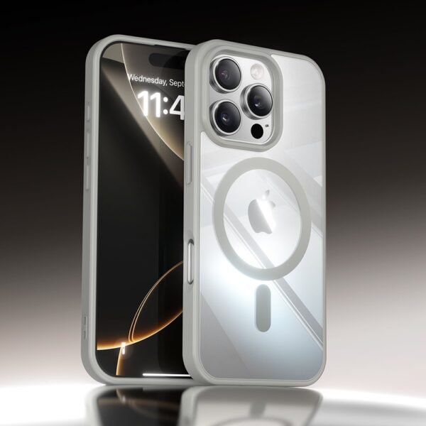 MagSafe Airskin Case – Transparent Acrylic Back Cover